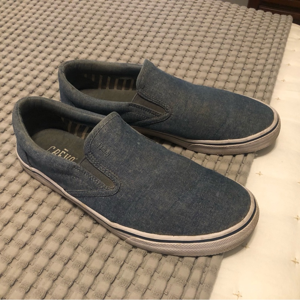 Crevo Blue Loafers Slip-On Shoes